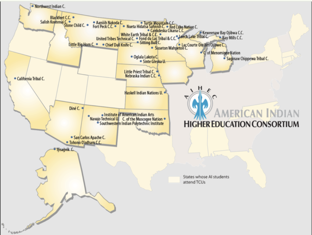 Map of TCU Locations